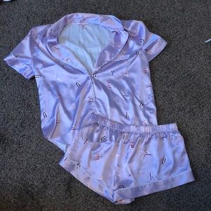Victoria’s Secret silk sleepwear set